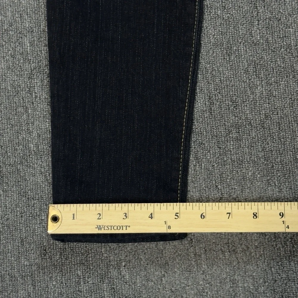 True Religion‎ Women's Jeans Halle Phantom Black USA Flag Skinny Size 28